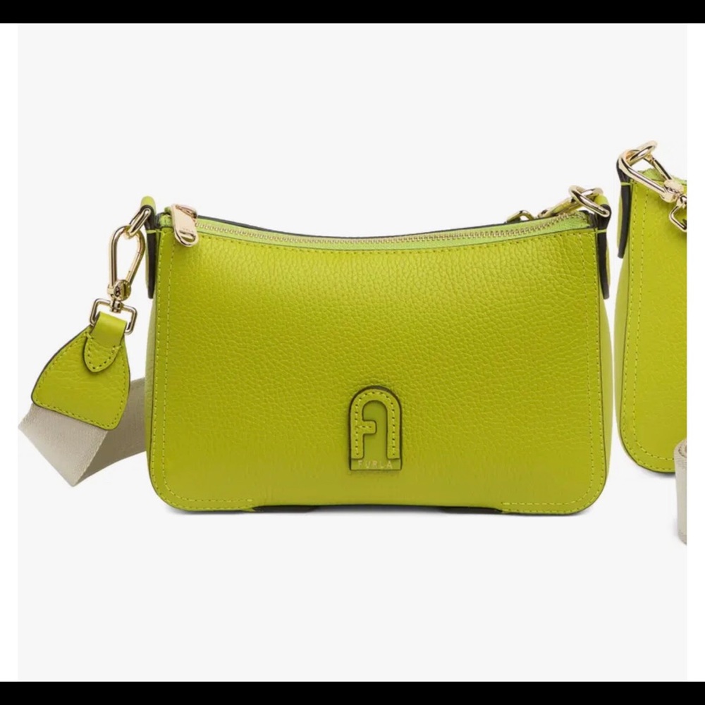 FURLA Atena Crossbody Bag In Green